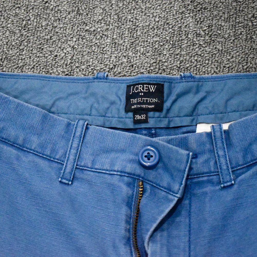 J. Crew "The Sutton" Blue Pants Mens Size 29x32